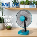 Milux MTF-1601 16" Kipas Meja Berkinerja Tinggi dengan Motor Tembaga Penuh dan Pengamanan Ganda