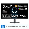 Dell Alienware AW2725DF-R 26.7インチ QD-OLED ゲーミングモニター