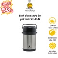 Bình Đựng Thức Ăn Giữ Nhiệt Elmich EL-3144 1800ml, Inox 304, Nhựa Cao Cấp