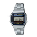 Casio A168WA-1WDF Jam Tangan Digital Unisex Hijau-Silver