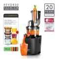 Kuvings REVO830 Slow Juicer | Cold Press Juicer with Auto-Cutting Chute, 400ml Capacity, Matte Pearl Black