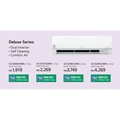 LG S3-Q09JA3WA 1.0HP Dual Inverter Deluxe Air Conditioner - Rumah Kediaman