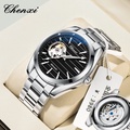 CHENXI CX-8806 Jam Tangan Mekanikal Automatik untuk Lelaki - Kasar Stainless Steel, Anti-Gores, Tahan Air 30M