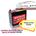 Motolite DIN55R Bateri Kereta - Kapasiti Tinggi & Tahan Lama