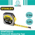 Stanley 33215-8 Powerlock Measuring Tape 3.5m (12ft) - Alat Ukur Handal untuk Projek Anda