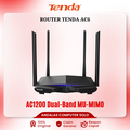 Tenda AC6 Router WiFi Dual-Band 1200Mbps Putih