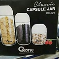 Oxone OX-321 Classic Capsule Jar Toples Penyimpanan Putih
