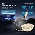 Electrova iCook Series Multi-Function Cooker Pot (4L) - Hot & Cold Fan