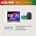 Acer Swift Go 14 SFG14-73-73VB Laptop - 14" OLED, Intel Ultra 7, 16GB RAM, 512GB SSD, Pure Silver