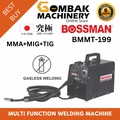 BOSSMAN BMMT-199 Mesin Kimpalan 3-in-1 (MMA+MIG+TIG) Inverter - Kapasiti 20-120A, Berat 7kg