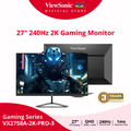 วิวโซนิค VX2758A-2K-PRO-3 จอเกมมิ่ง IPS ขนาด 27" ความละเอียด QHD 240Hz