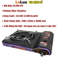 Bếp ga mini Namilux PL-2021 PF - Màu Đỏ, Kích thước 334x280x98mm, Dành cho Du lịch và Dã ngoại