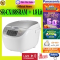 Nồi cơm điện tử Panasonic SR-CX188SRA 1.8L, Trắng, Malaysia