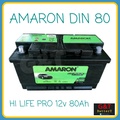 amaron HI LIFE PRO DIN80 แบตเตอรี่รถยนต์