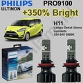 Lampu LED Philips Ultinon Pro9100 H4 - 350% Lebih Terang