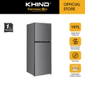 Khind RF205 197L Peti Sejuk 2 Pintu Inverter