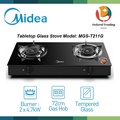 Midea MGS-T211G Dapur Gas 2 Burner untuk Kegunaan Domestik