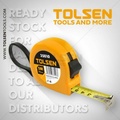 Thước Cuộn Tolsen 35010 - 5m x 19mm, Hợp Kim, Có Móc Cố Định và Dây Đeo Tay