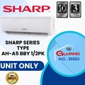 AC Sharp AH-A5BBY Split 1|2 PK - Standard Basic BBY Series