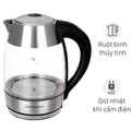 Bình Đun Nước Siêu Tốc Lock&Lock EJK341 1.8L - Thủy Tinh, Bạc