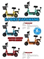 Sepeda Listrik Exotic ET HB 320 - Skuter Listrik Dengan Kapasitas Baterai SLA 12 Ah, Mampu Berjalan Hingga 35 km, Tersedia dalam Warna Biru, Merah, Hijau, Kuning, dan Orange