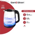 Samu Giken SG-KETG23SS Electric Kettle 2.0L - Hitam, Kaca & Stainless Steel