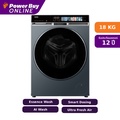 Haier HW180-BPD14387GNU1 เครื่องซักผ้าฝาหน้า