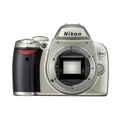 Nikon D40 DSLR Camera - 6.1 MP APS-C Sensor, Nikon F Mount, Silver Body
