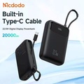 mcdodo MC-372 Power Bank 20000mAh dengan Kabel USB-C