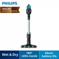 Philips SpeedPro Aqua FC6728/01 - Penyedot Debu Stick Tanpa Kabel Denim Blue Metallic 0.4L