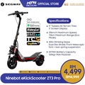 Segway ZT3 Pro E - eKickScooter Antracit 120kg Muatan Maksimum