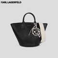 karl lagerfeld K/IKONIK 2.0 PERFORATED TOTE กระเป๋าถือ