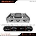 Lebensstil Kollektion LKPH-8006SS 90CM Professional Series 6-Burner Gas Hob Stainless Steel