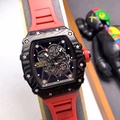 Richard Mille RM 035 นาฬิกาข้อมือสแตนด์อโล่ Carbon TPT