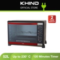 Khind OT52R Oven Elektrik 52L Hitam Merah