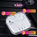 Rokeet Earphone Gaming Super Bass Jack 3.5mm Dengan MIC Earphone