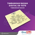 Timbangan Badan Digital OneMed EB-9370, Kapasitas 150 kg dengan Layar LCD