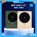 Bếp Điện Từ Midea MIC221 - Bếp Từ Đơn 2200W, Mặt Kính Pha Lê, Có Hẹn Giờ và Tự Ngắt An Toàn