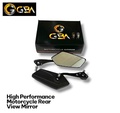Spion Motor Koso Model Batman Akai Racing - Aluminium Hitam Universal Honda Yamaha