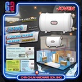 Joven JSH50 Storage Water Heater 50L - Pemanas Air Penyimpanan Horizontal dengan Perlindungan Kering Lebih Baik