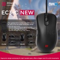 ZOWIE BenQ EC3C Mouse Gaming Ergonomis untuk Tangan Kanan - Hitam