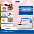 Mesin Jahit Brother JA1450NT - 14 Pola Jahitan, Kecepatan Maksimum 750 SPM, Pengait Benang Automatik