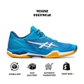 ASICS Sepatu Badminton Court Control FF 3 1071A087 Pria - Dolphin Grey/Vintage Indigo