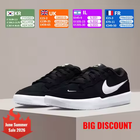 Nike SB Force 58 低幫滑板鞋 CZ2959-001 男女同款 黑色/白色