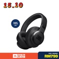 JBL Live 770NC Headphone Over-Ear NC - Hitam, 40mm Driver, Bluetooth 5.3, ANC, 65 Jam Bateri