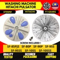 Mesin Basuh Hitachi SF-90P Berdiri Sendiri, Putih, 590 x 1059 x 630 mm