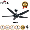 Kipas Siling deka KRONOS F5P 56" Hitam 3 Kelajuan dengan Remote Control