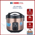 Nồi cơm điện Orkin OR30A 3.2L - Nâu & Cafe, Dung tích lớn, Chống dính, Bảo hành 12 tháng
