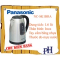 Bình đun siêu tốc Panasonic NC-SK1BRA 1.6L Bạc - Thiết kế hiện đại, an toàn và tiện lợi