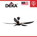 Deka CV3 Kipas Siling 56 Inci Hitam + Emas, 5 Kelajuan dengan Remote Control